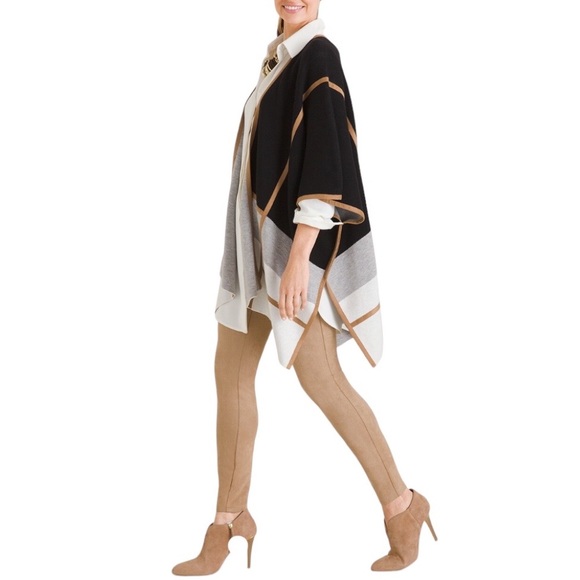 Chicos Faux Suede Leggings - Picture 3 of 11